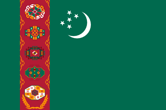 پرچم ترکمنستان