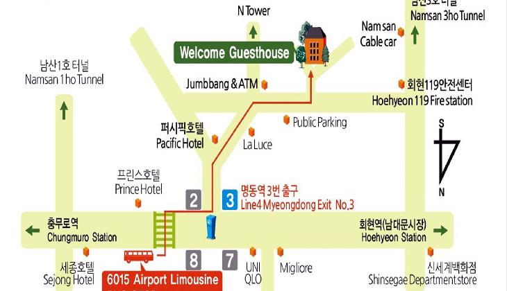 Welcome Guesthouse Myeongdong