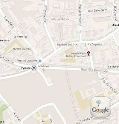 Hipotel Paris Buttes Chaumont Pyrénées